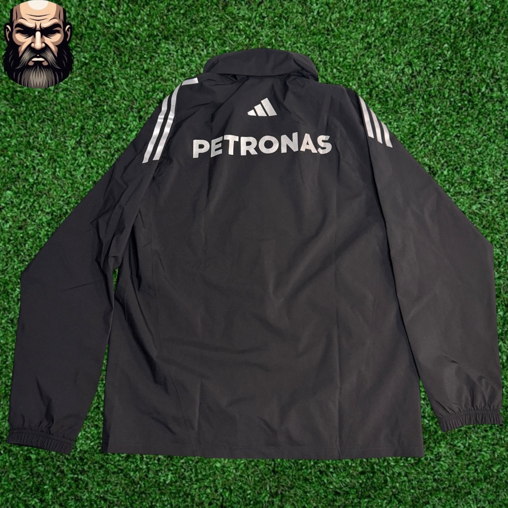 adidas Mercedes AMG Petronas Formula Team Mechanics Jacket JX0760 Men's Size S - Picture 5 of 5